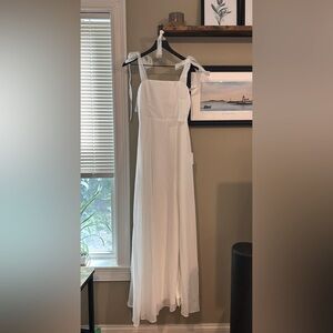 Lulus NWT size small white maxi dress